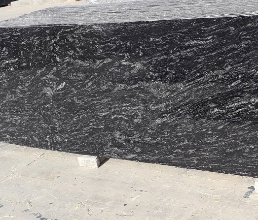 Black Martino Granite tile 18x18in - 45x45cm - 450x450mm polished